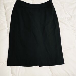 Armani Collezioni Womens Skirt 8 Lined Wool Black Vintage Pencil Antinea SRL